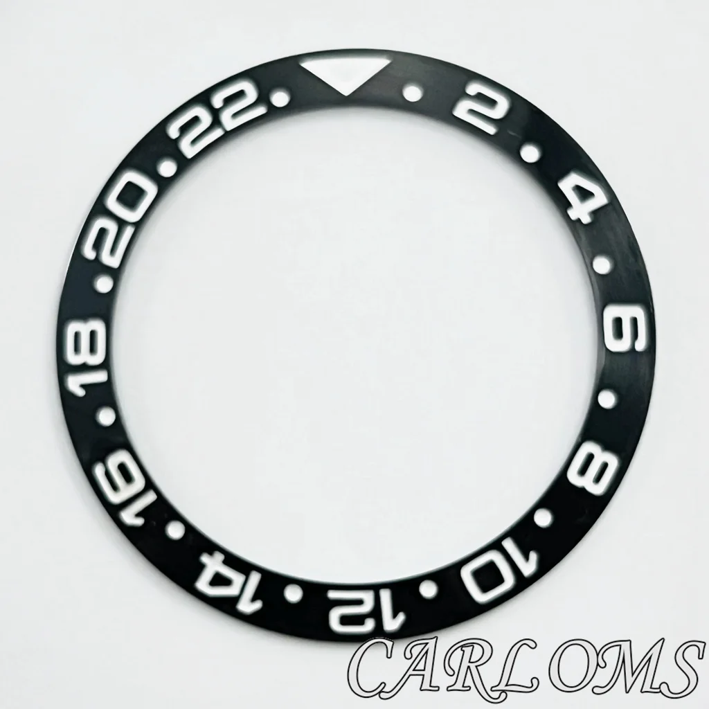 Premium Black Rose Gold Multicolor Ceramic GMT Bezel Insert