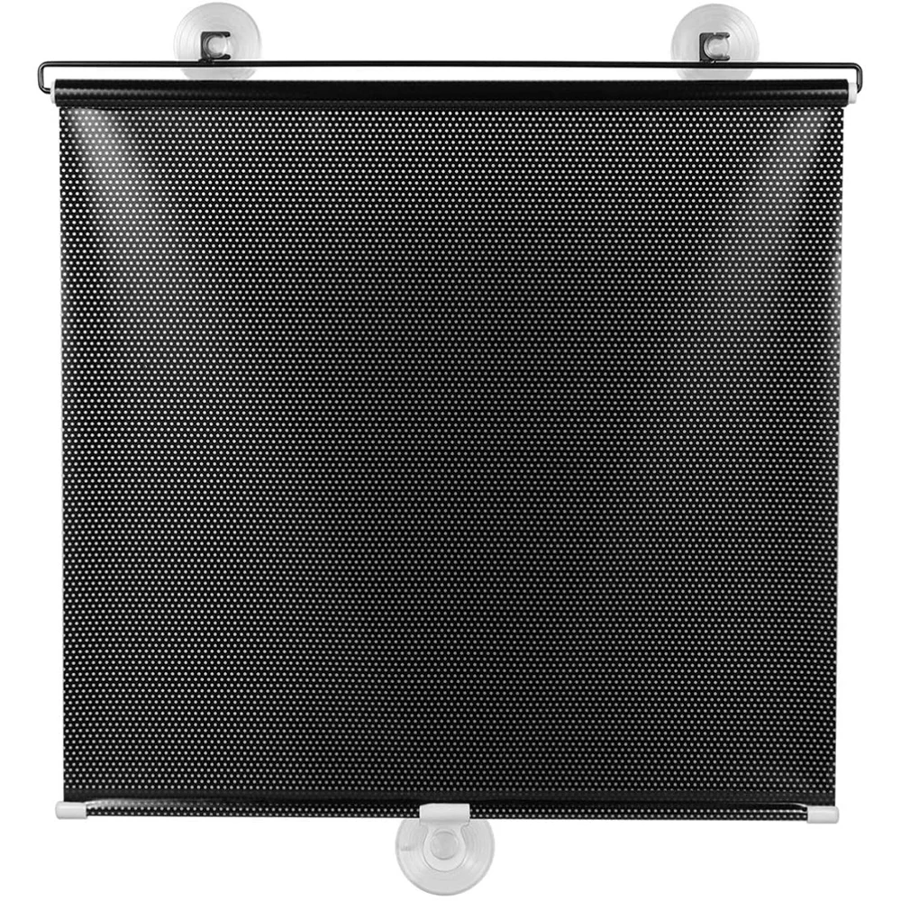 Blackout Blind Suction Cup Curtain Sunshade Temporary Windows Blinds Portable Lightweight Drape for Home Office,window shades,fabric blinds,roller blinds,window blinds
