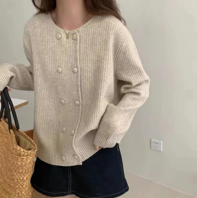 

22222 double bag buckles cardigan, 42