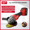 Milwaukee Brushless Angle Grinder 100 /125MM 3 Gears Electric Cordless Polishing Variable Speed Cutting Machine 18V Power Tools 1