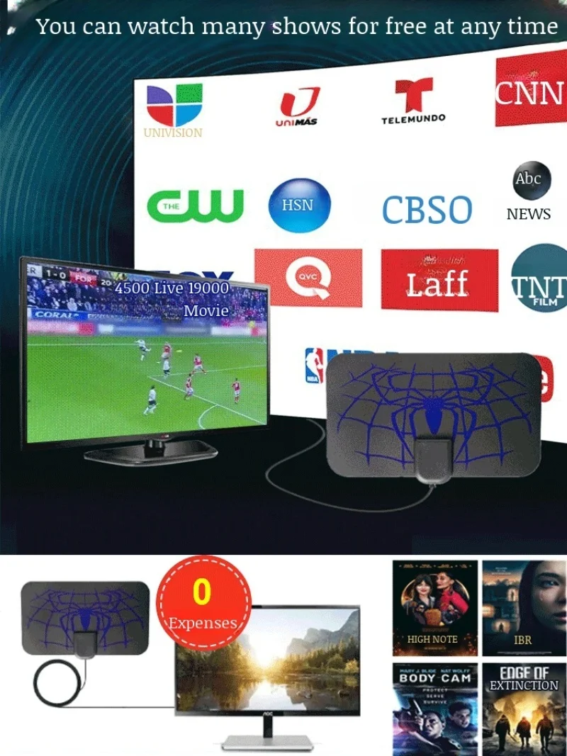 Indoor HD Digital Antenna Digital HD Antenna Indoor Receiver