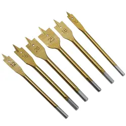Enhanced Paddle Flat Spade Drill Bits Set for Woodworking and PVC Board (Spade Drill Bit Set)