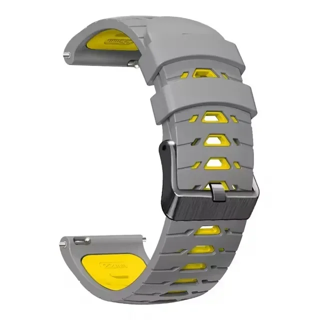 Silicone Sports Watchband - 22mm Strap