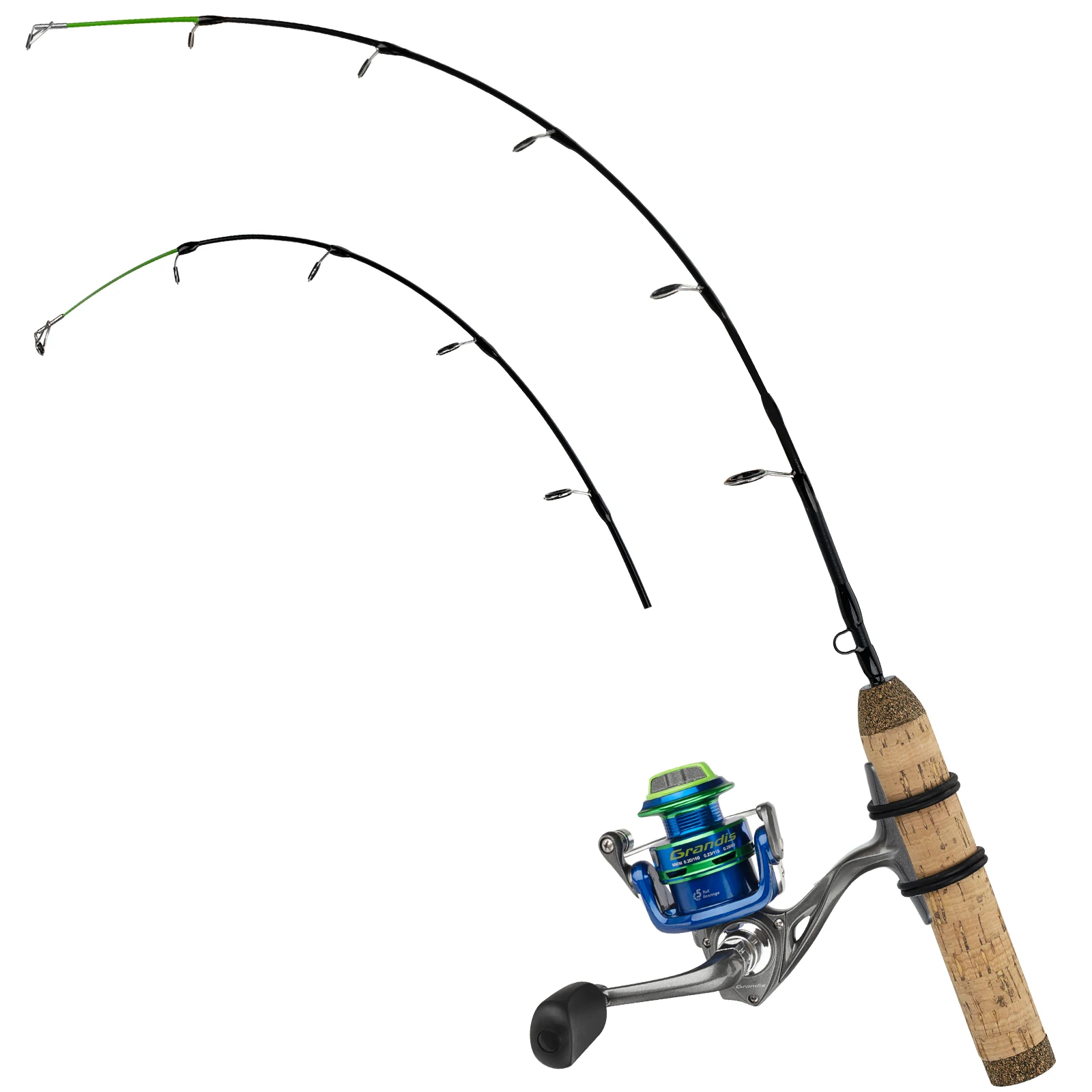 Thkfish Ice Fishing Rod & Reel Combos Set 67cm Ultra Light Carbon