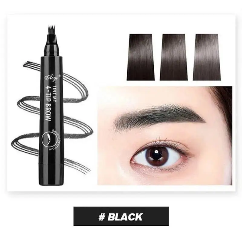 

Eyebrow Pencil Waterproof Brow Pencil Fork-Shaped Nib Eye Brow Pen Eyebrow Makeup Suitable For Different Skin And Hair Tones