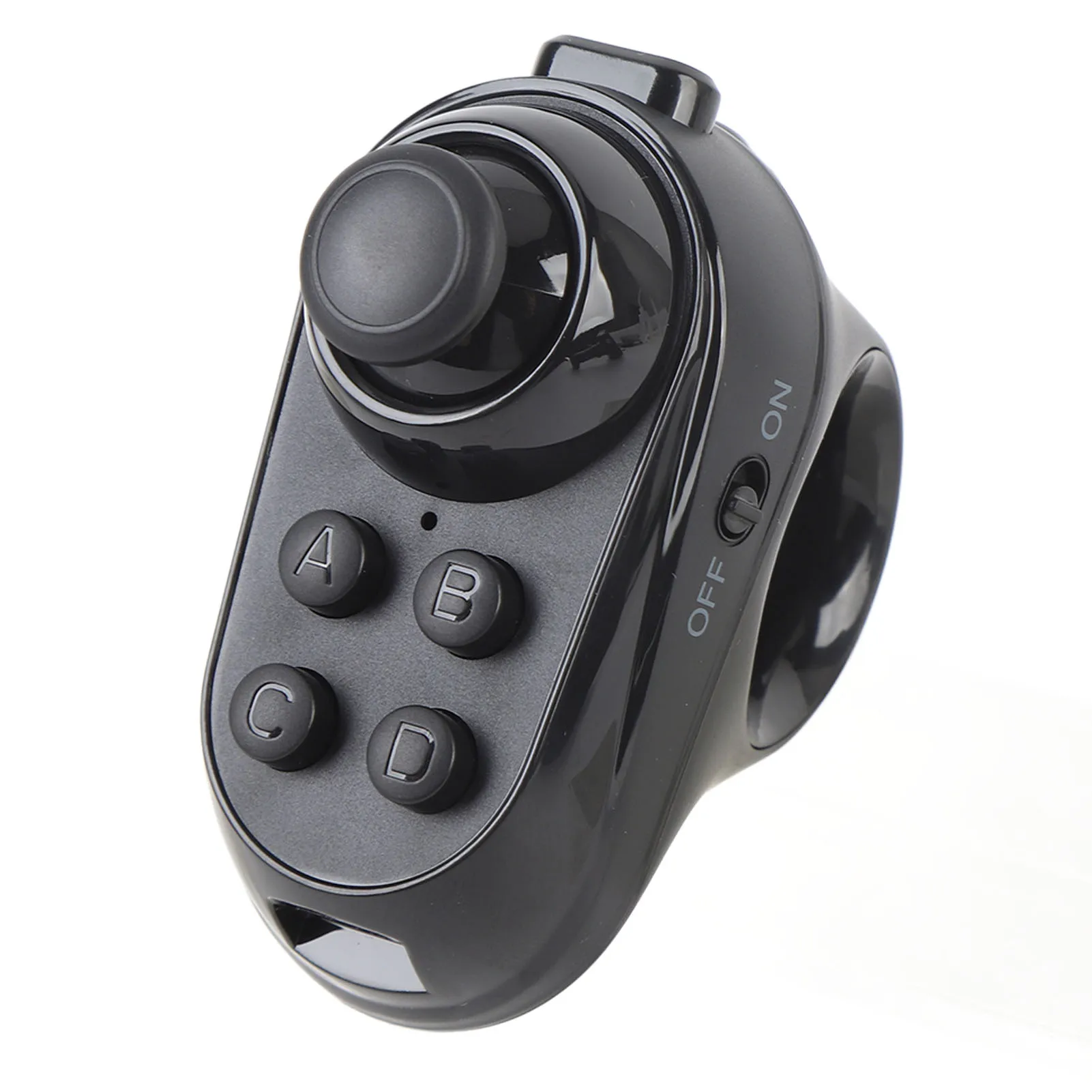 반지 모양 블루투스 VR 원격 컨트롤러 태블릿 노트북 스마트 폰 셀카 페이지 뒤집기를위한 무선 게임 패드 조이스틱