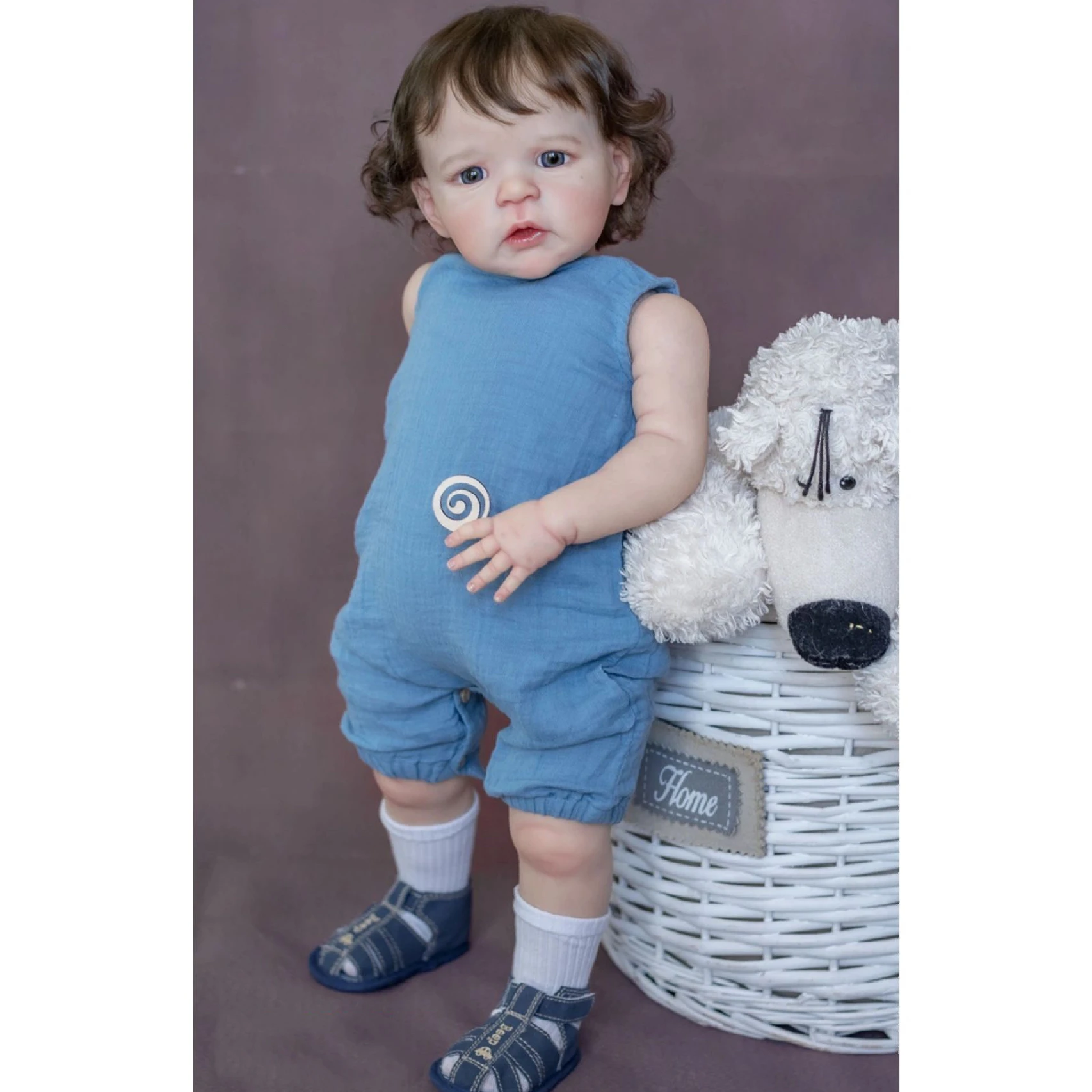 26 Inch Lovely Sandie Bebe Reborn Kit Bebe Doll Kits kit de reborn
