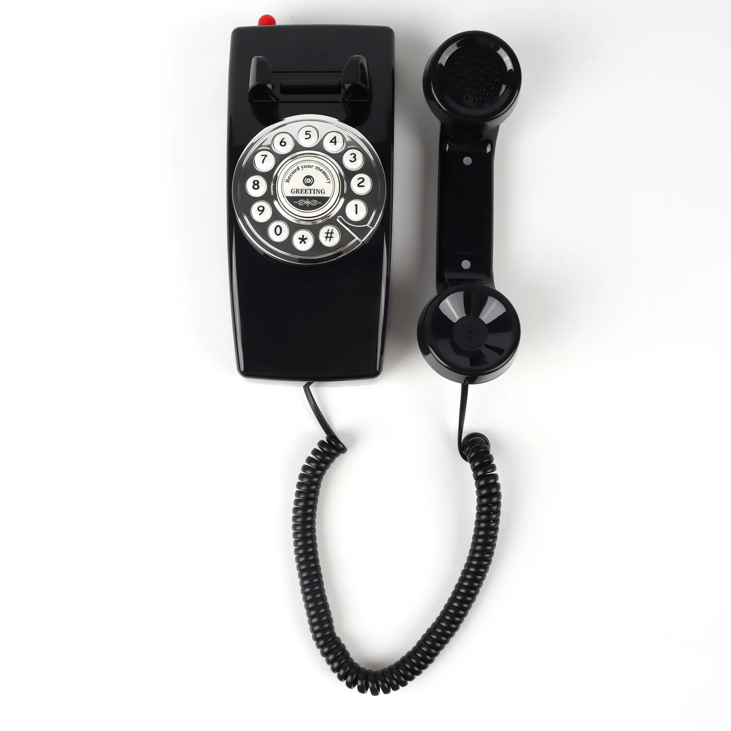 Wall Mounted Audio Guest Book Phone Audio Guestbook Phone Message Voice Recorder Vintage Wedding Party