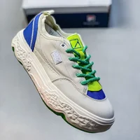 Men's and women's rock-themed casual sports shoes with thick soles, versatile, non-slip, wear-resistant, low-top canvas shoes.