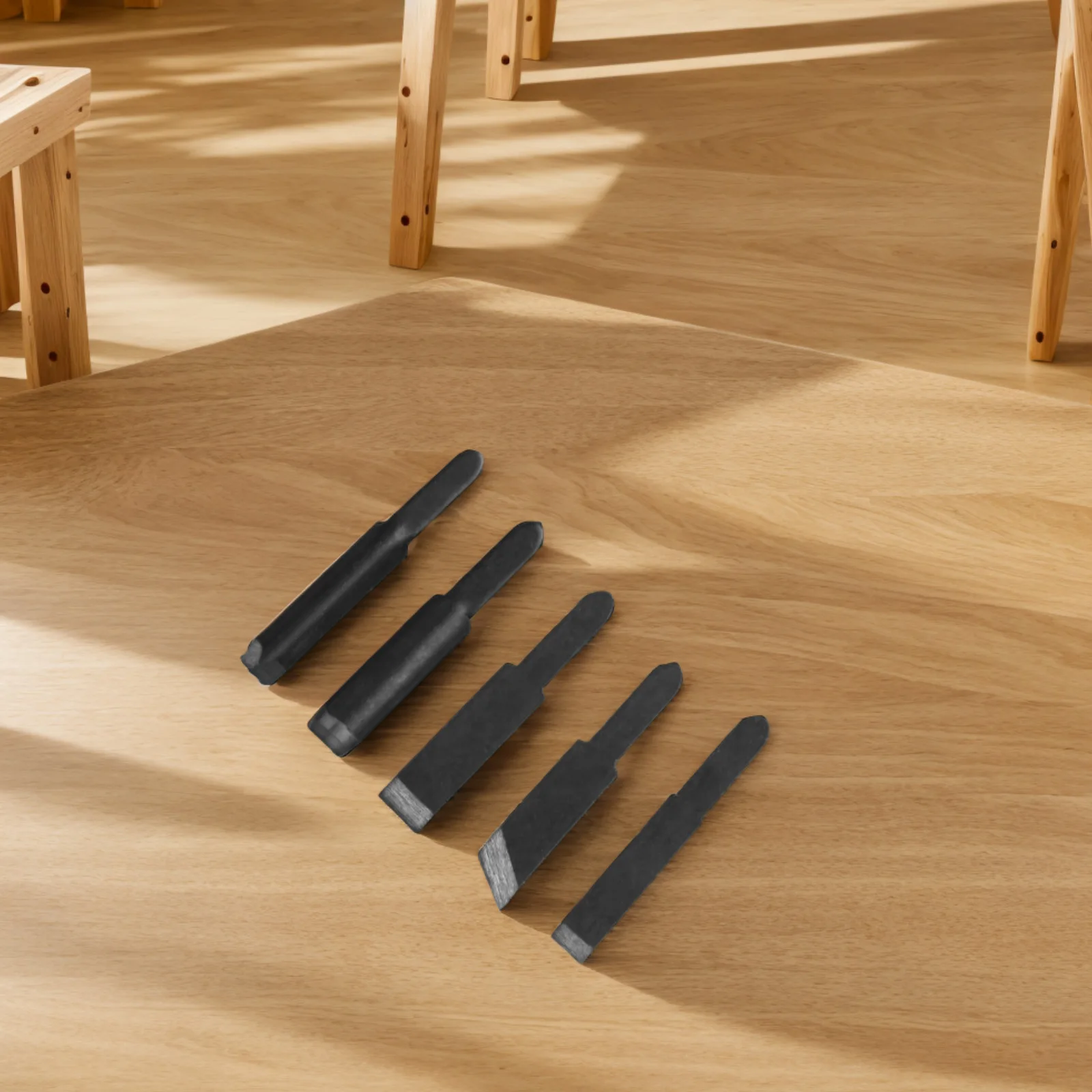 Holzschnitzklingen für elektrische Meißelmaschinen, 5-teiliges Set, Hochgeschwindigkeitsvibration, glatte und detaillierende Gravur – Detail 4