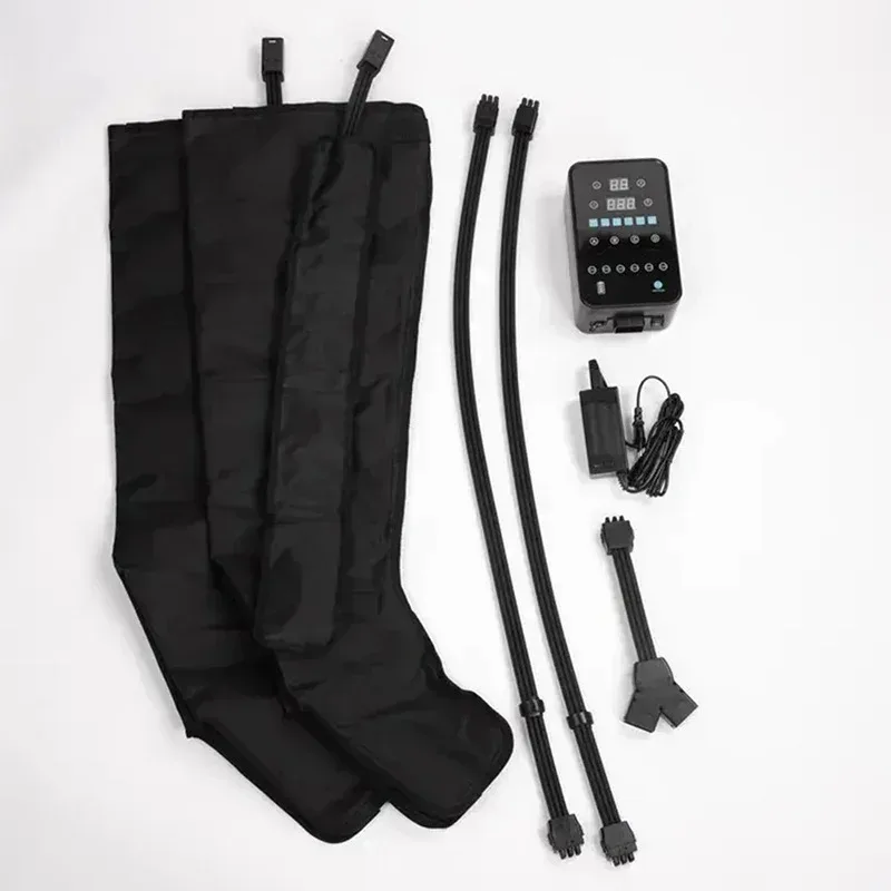 6 Chambers Air Compression Massage System Whole Body Massager Compression Pump Recovery Boots Foot Leg Massage Machine AirWrap