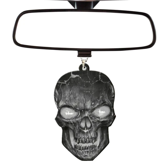 Bone Skull Car Charm, Skull Car Decor, Skull Car Ornament 