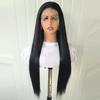 Charisma Synthetic Lace Front Wig Long Silky Straight Hair Heat Resistant Hair Synthetic Wigs For Women Ginger Blonde Wig 2