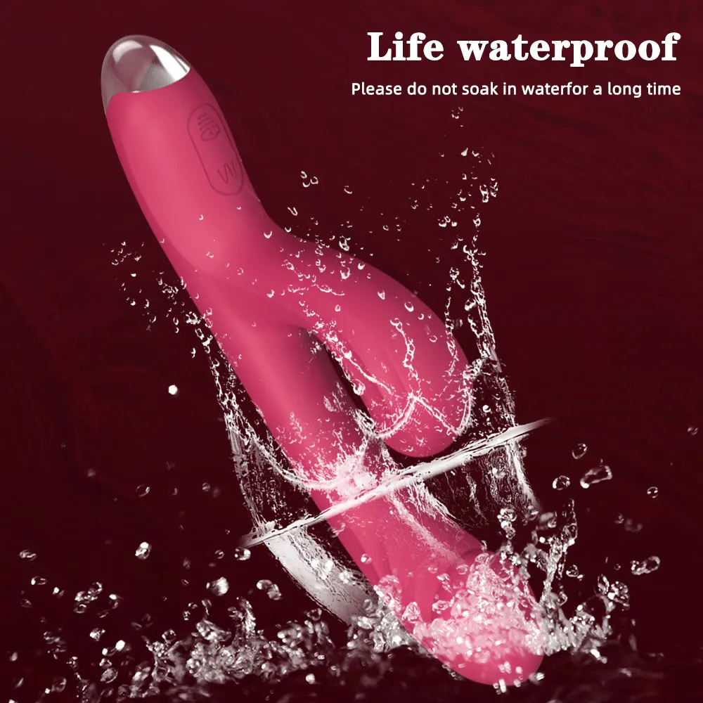 Vibrateur rabbit chauffant stimulation clitoridienne et point g_voghion.com