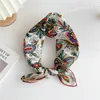 Approx 55cm Cotton Linen Square Scarf Neckerchief Spring Autumn Scarves Neck Scarf Turban Bandanas Headband Decoration for Women 5