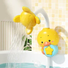 

Baby Bath Toys Cute Duck Electric Water Spray Bathing Toy For Children Kids Bathroom Bathtub Bath And Shower Water Play Toy Gift