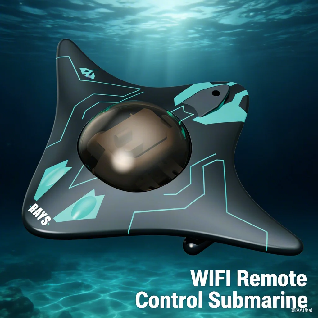 미니 WIFI RC 보트 6방향 잠수함 다이빙 실시간 전송 수중 카메라 스피드보트 사진 비디오 장난감 생일 선물
