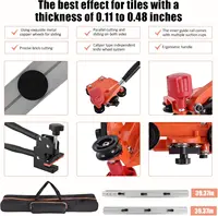 78 Inch Large Format Tile Cutter With Case, Flytohom Manual Tile Cutter For Cutting Large Porcelain Ceremic Tile From 0.12 To 2