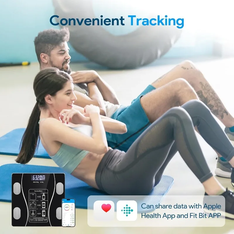 Special Electronic Scale for Body Management and Fat Loss Bluetooth Body Fat Scale with Smartphone App Home Weight Scale 5
