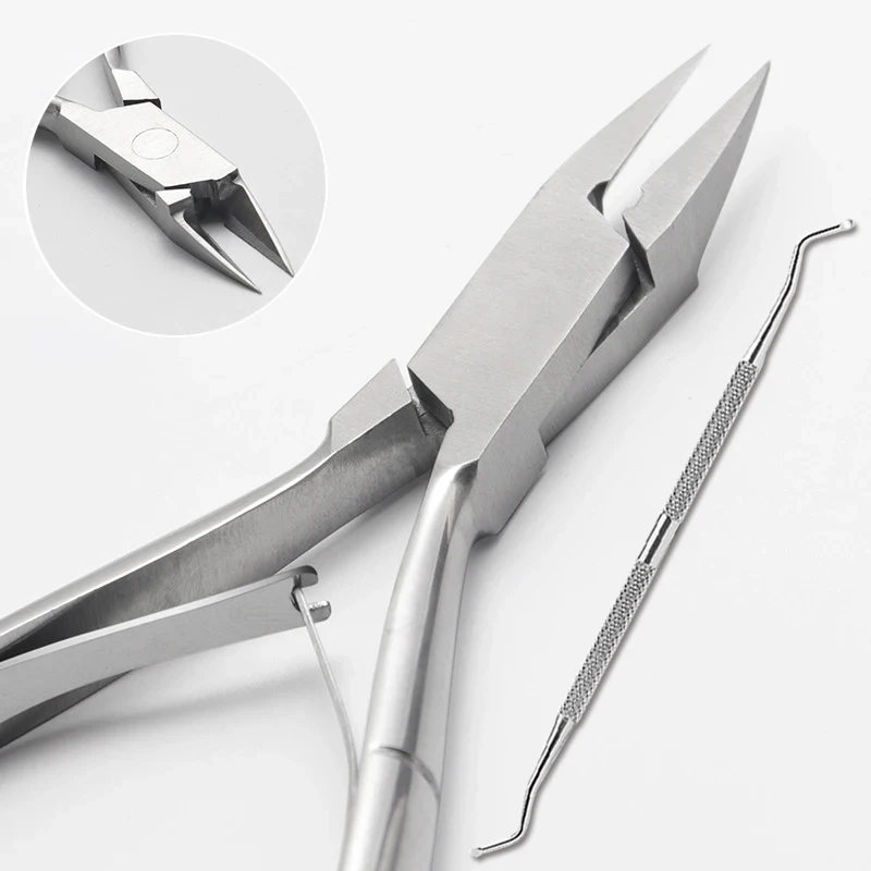 2/1Pcs Toenail Ingrown Cuticle Nipper Clipper Edge Cutter Scissor Pedicure Dead Skin Remover Manicure Tools