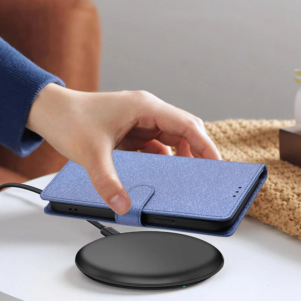 Luxury Retro Magnetic Flip Leather Wallet Case - Shockproof Stand Cover