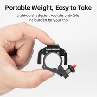 ROCKBROS – sonnette de vélo en alliage d'aluminium, alarme sonore Portable de petit Volume pour la sécurité de l'anneau de vélo de route vtt, accessoires de bicyclette 6