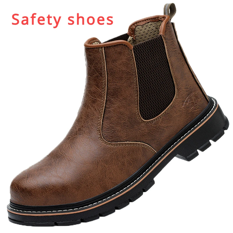 Comfortable Steel Toe Safety Shoes for Men, Suitable for All Seasons, Control Safety Hazards wrok boots