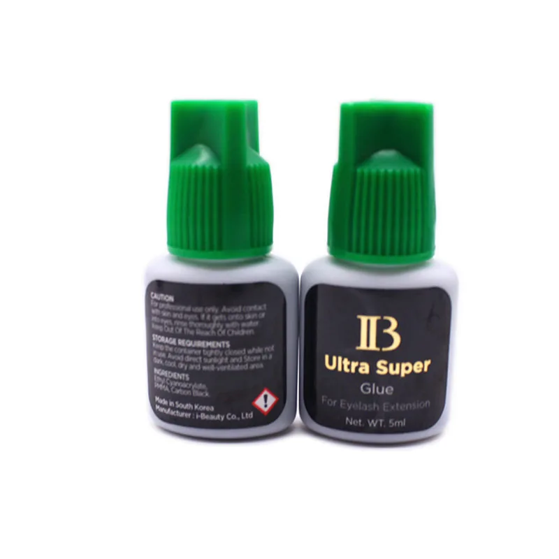 I-Beauty IB Ultra Super Glue for Eyelash Extensions 5ml IB Glue Green Cap False Lash Adhesive Makeup Tools Wholesale Shop 2