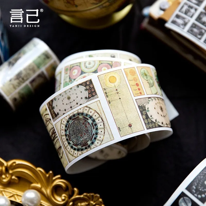 Washi tape decorative tape decoration tape vintage washi tape dream universe space decorative masking tape for craft kids scrapbooking supplies