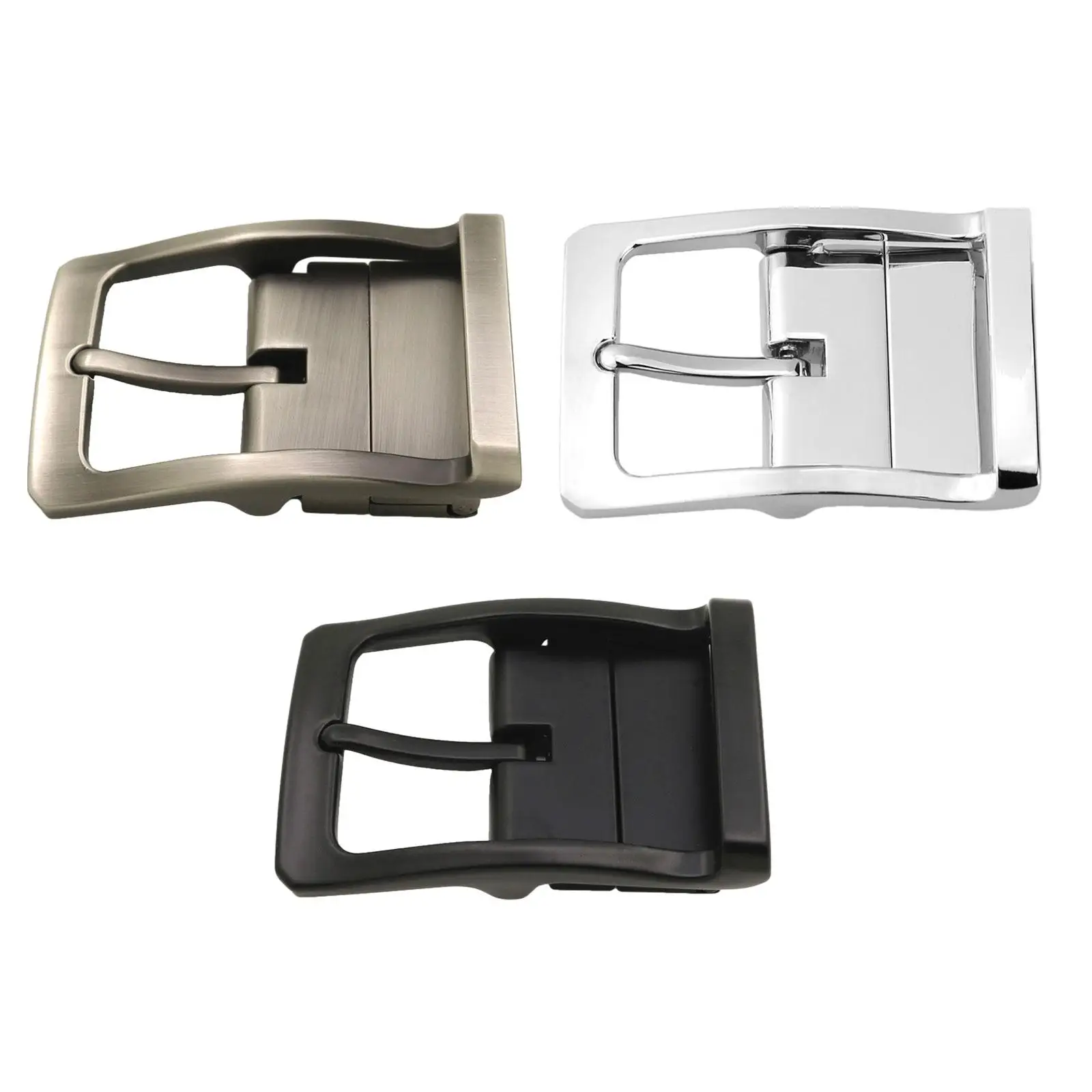Metal Belt Buckle Luxury for Leather Strap for 33mm-34mm Belt Single Prong Belt Accessories Mens Business Casual Pin Belt Buckle