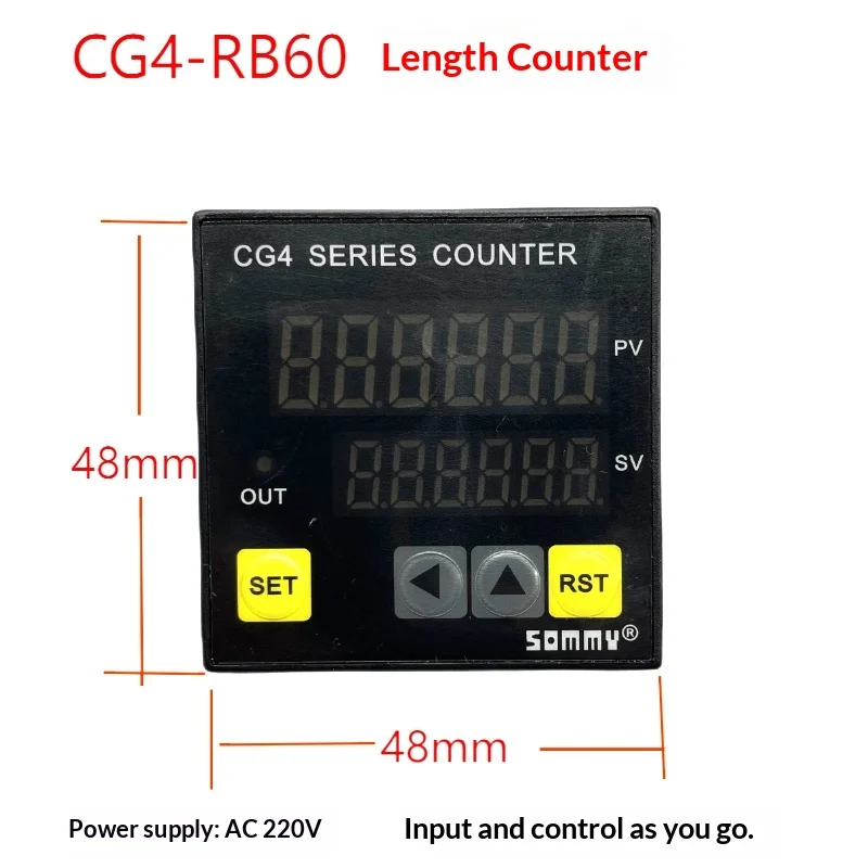 디지털 카운터 CG4 48*48mm 전자 디지털 카운터 CG4-RB60