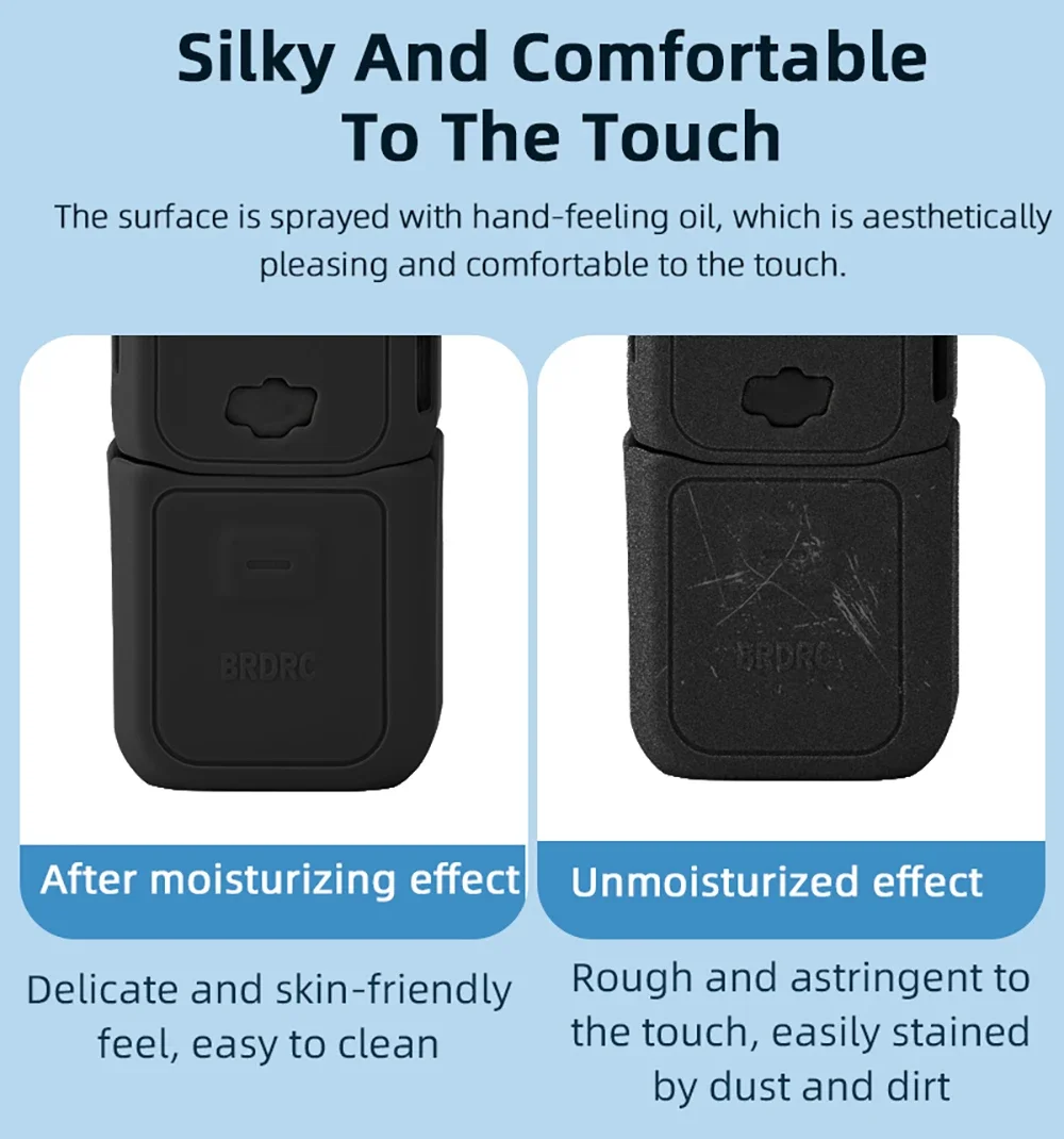 Handheld Gimbal Accessories Silicone Case for DJI Osmo Pocket 3 Gimbal Camera Quick Release Anti-Scratch Handle Soft Protective Case Anti-bump Cover