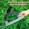 Heavy-Duty Manganese Steel Handheld Hoe - Perfect For Gardening, Weeding & Soil Loosening Must-Have Tool For Your Garden Arsenal 2