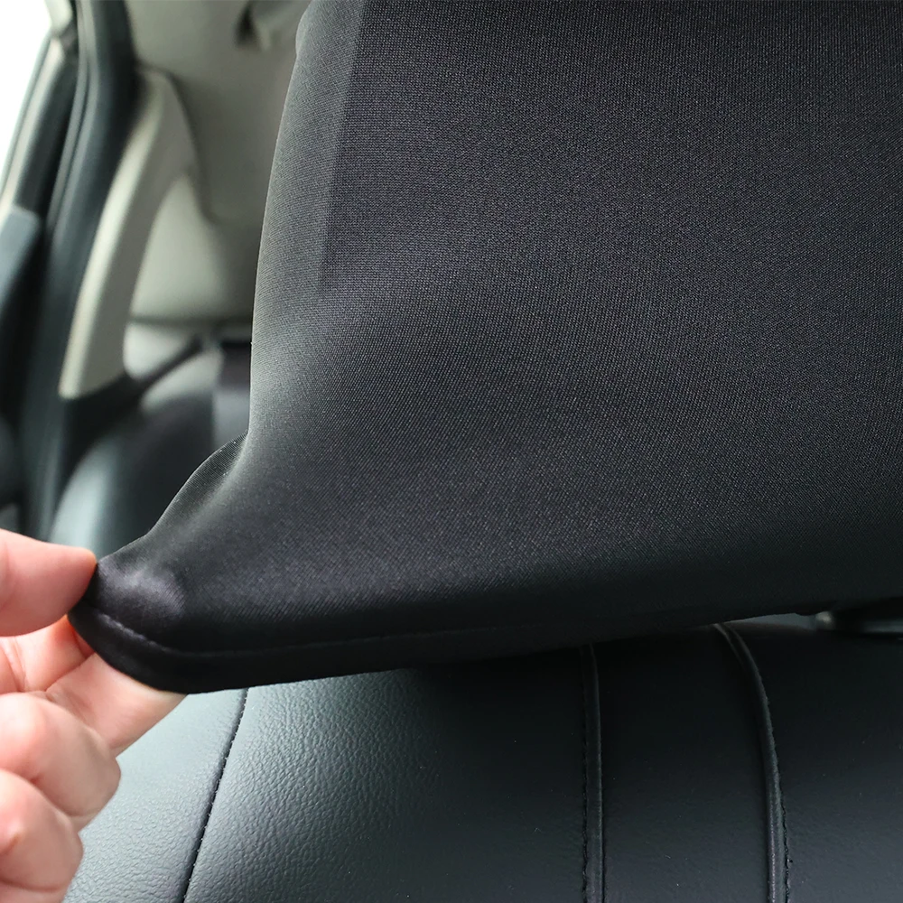 Premium Universal Car Seat Headrest Covers - Durable Cloth Automotive Accessories