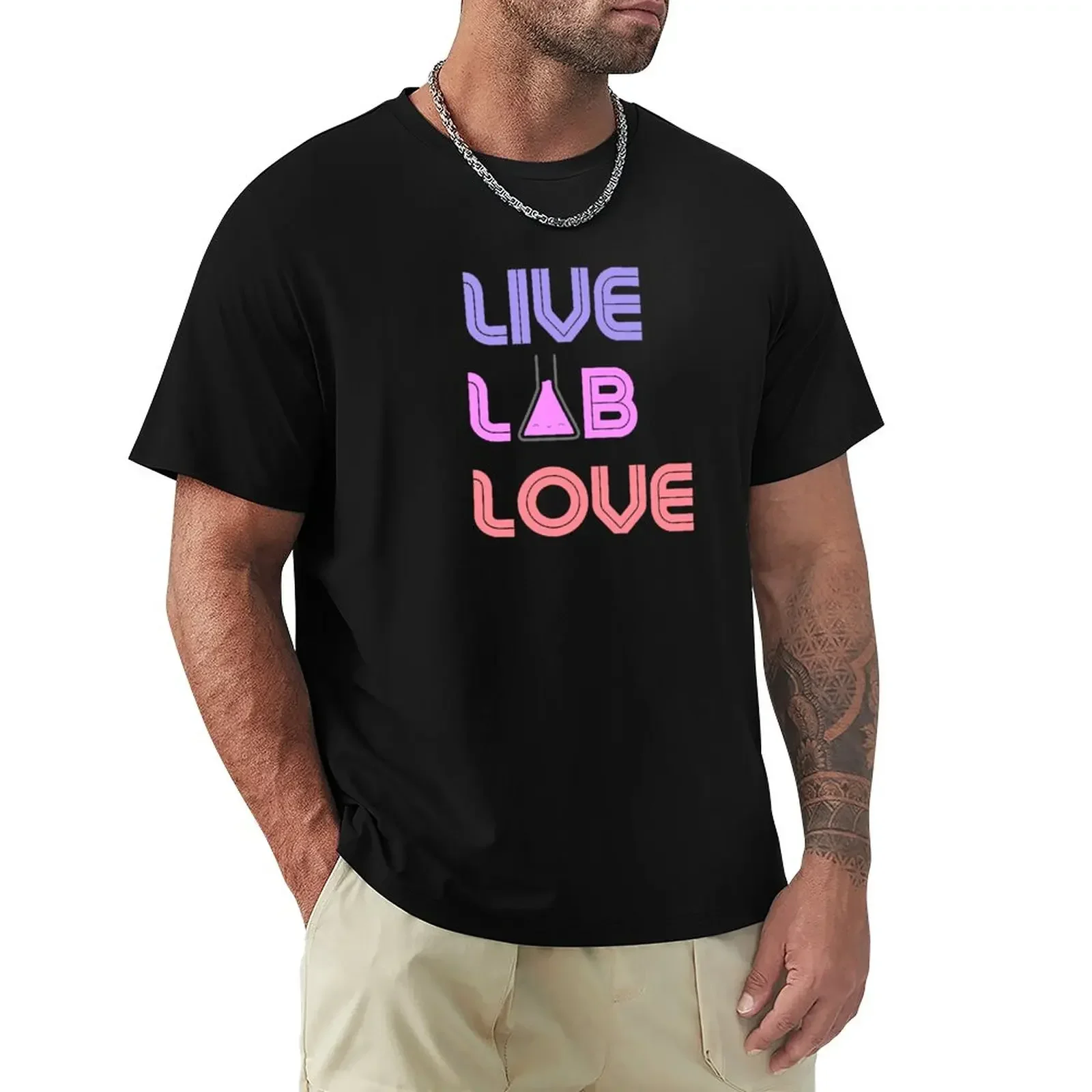 

Футболка Live LAB с надписью Love, размеры до середины икры