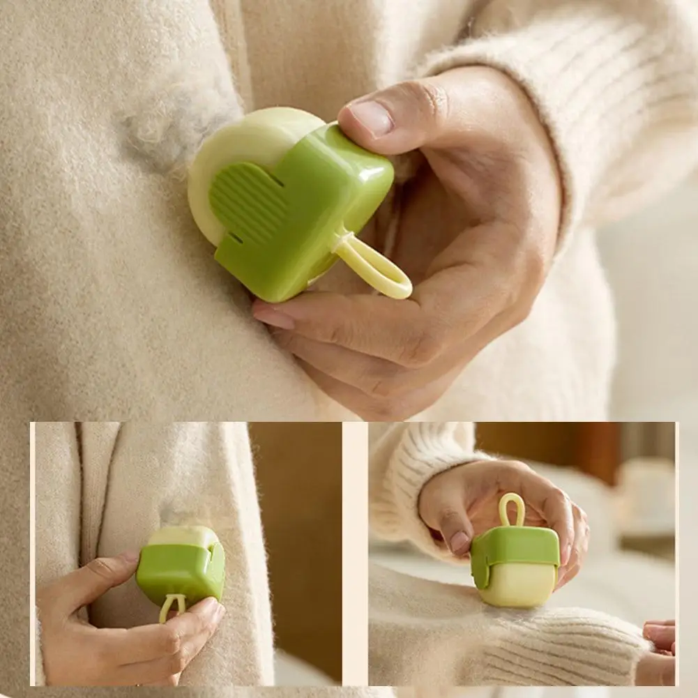 Washable Lint Roller Ball Multifunctional Portable Reusable Sticky Hair Brush Clothes Cotton Lint Roller Ball Brush Hair lint roller brush