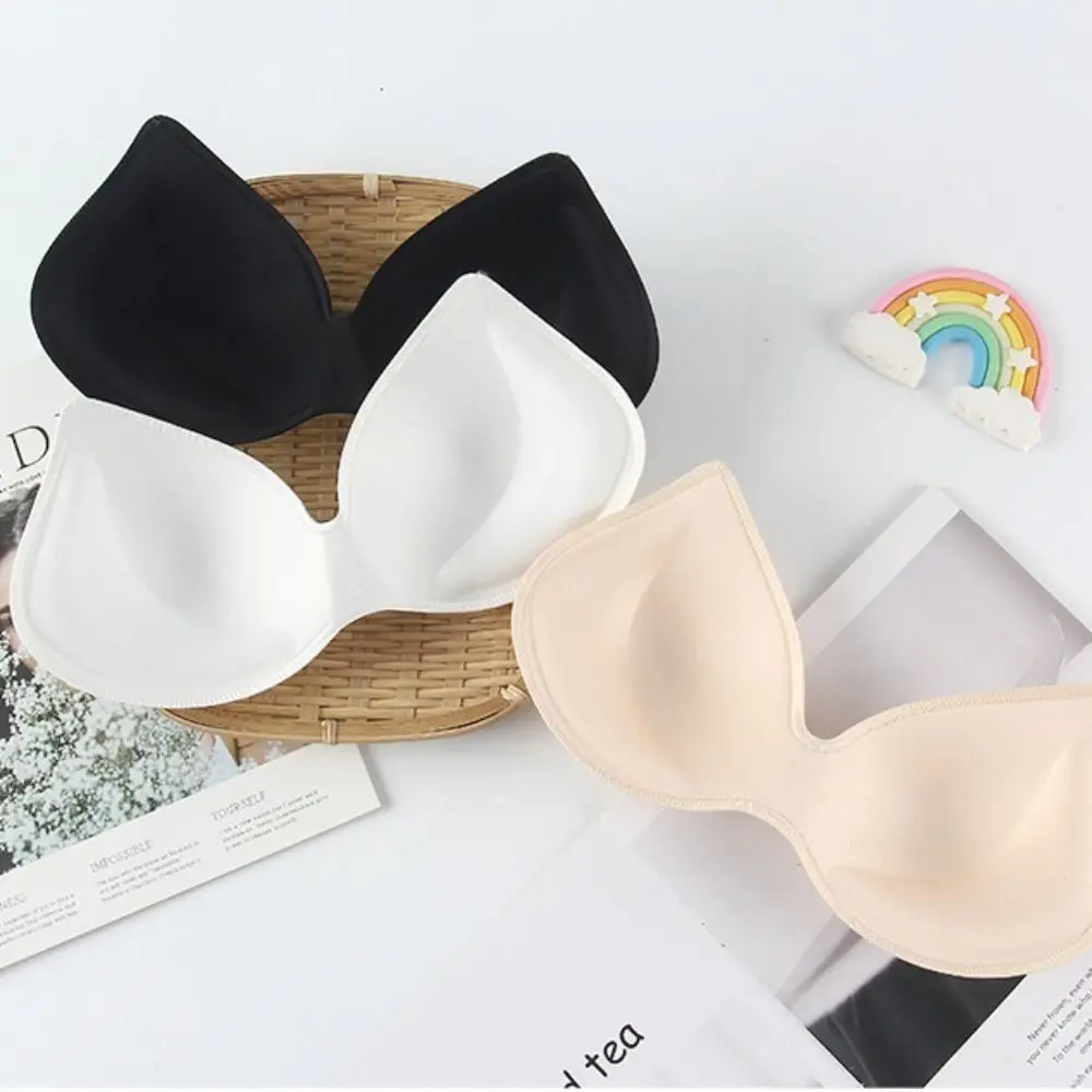 

Pads Breathable Sponge Chest Cups Removable Clothes Accessories Breast Insert Bra Pads Enhancer Chest Cups Push Up Breast Pads