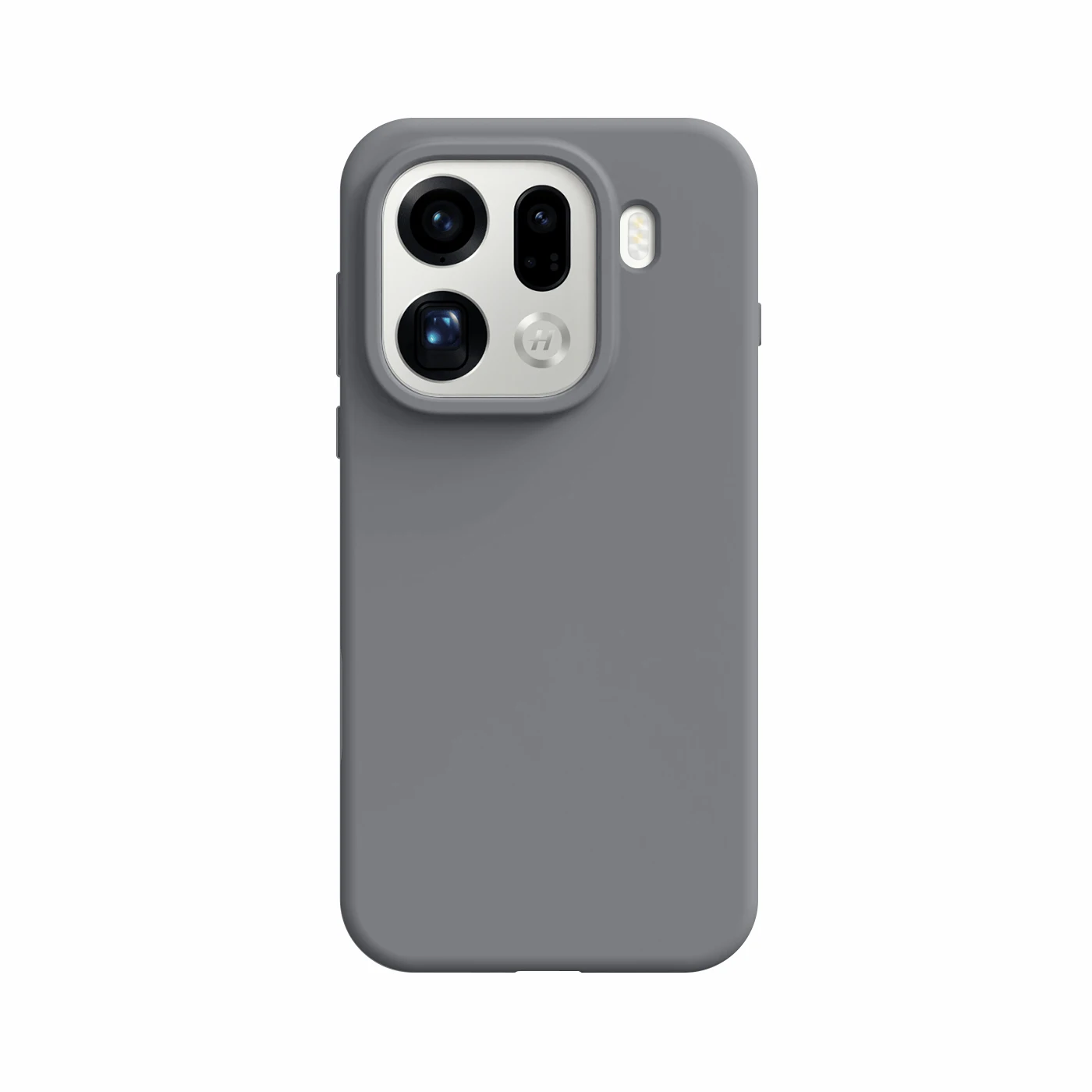 Fashionable Minimalist Liquid Silicone Shockproof Phone Case - Skin-Friendly Soft Back Cover