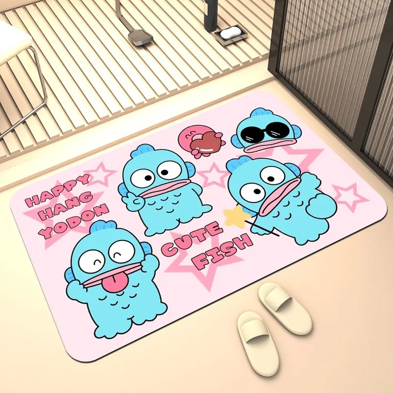 Description Picture 5 of itemMINISO Sanrio Clown Fish Hanton Print Bathroom Mat Non Slip Bedroom Kitchen Mat Washable Living Room Home Carpet Bath Floor Mat