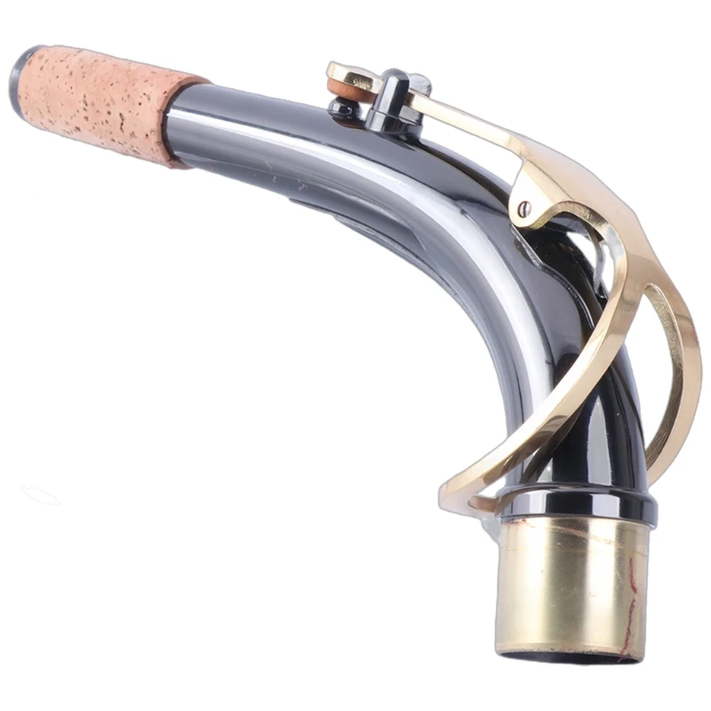 

11UE мундштук для альт-саксофона с изогнутой шеей, практичный латунный соединитель для саксофона с изгибом, подходит для и