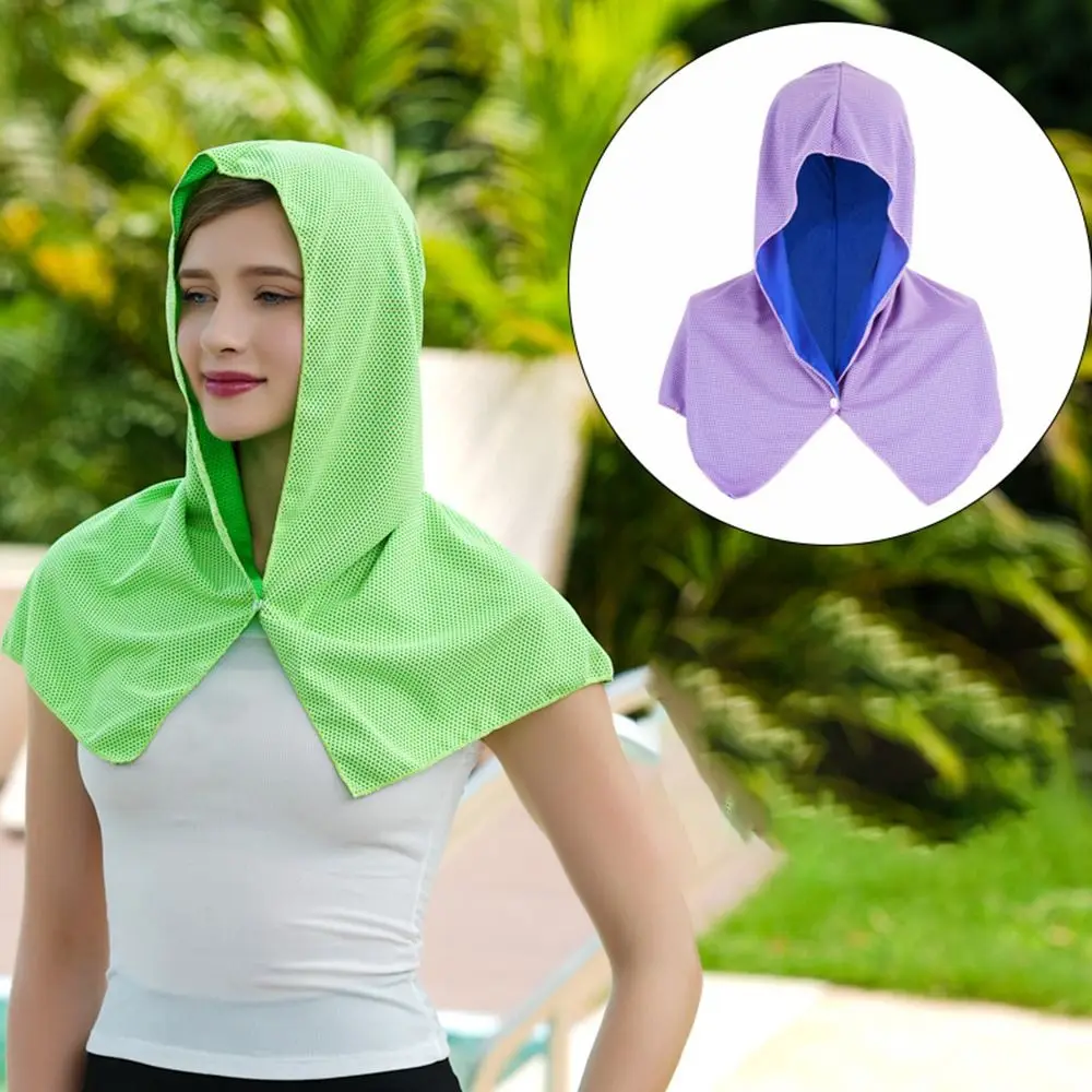 

Breathable Cooling Towel UPF50+ Neck Protection Sports Towel Ice Silk Quick Drying Sunscreen Bandana for Outdoor Sports