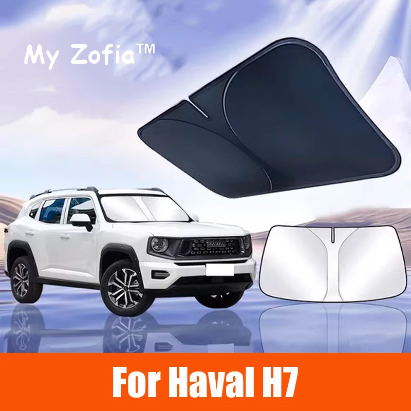 Car Windshield Sunshade Cover for GWM New HAVAL H7 Anti UV Foldable