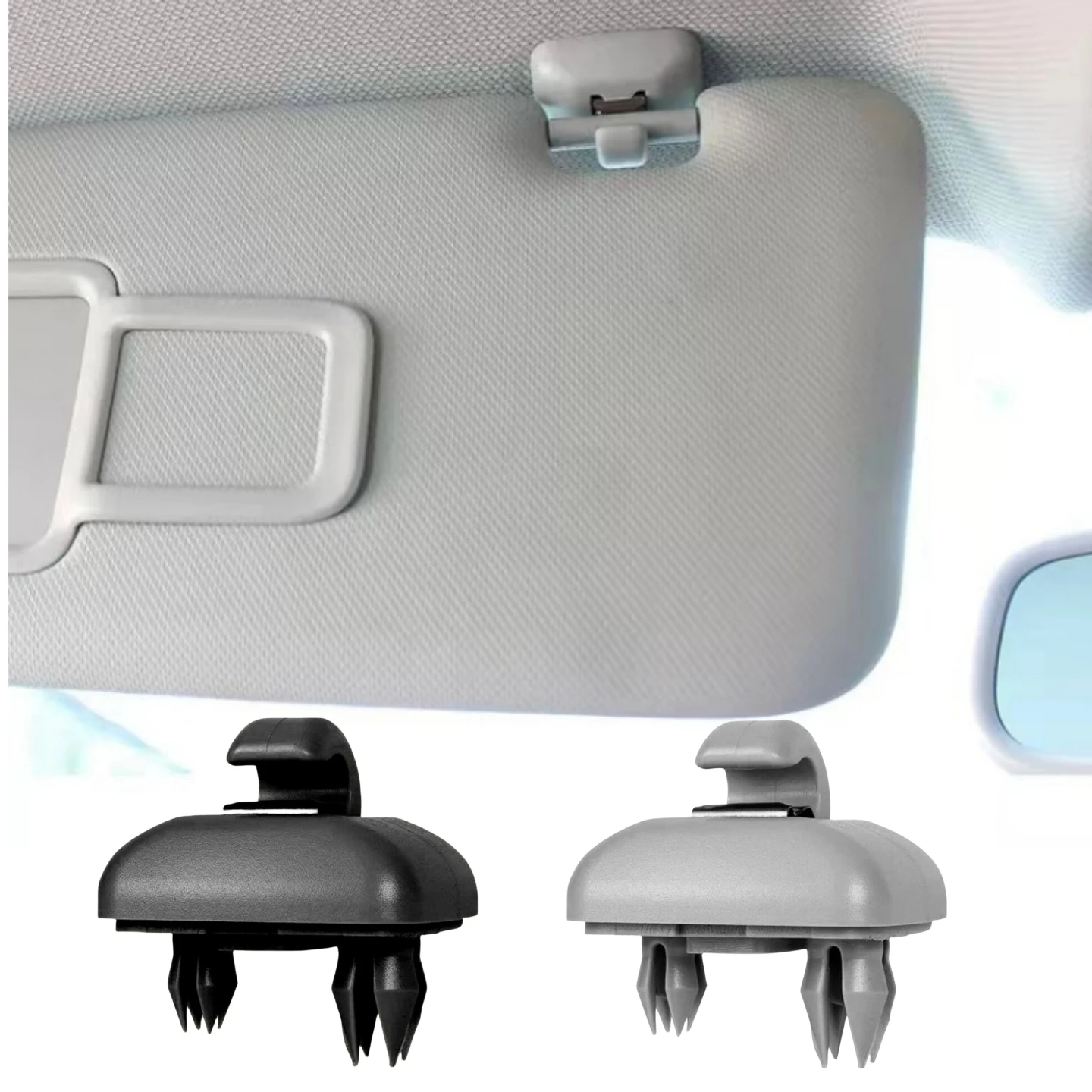 Auto Sun Visor Clip Hook Bracket Hanger Replacement For Audi A1 A3 A4 A5 Q3 Q5 Sun Visor Clip Holder Hook Car Accessories