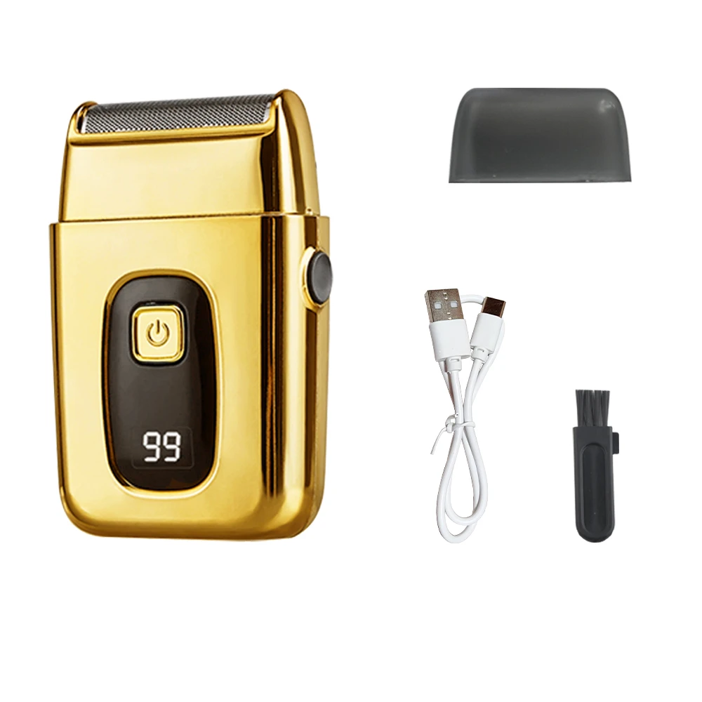 New reciprocating men’s electric razor mini portable razor travel charging with digital razor father boyfriend birthday present BEST SELLERS