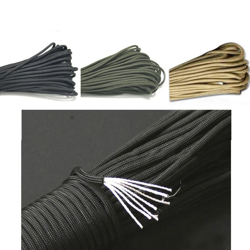 

31 Meters Dia.4mm 7 Stand Cores Paracord for Survival Parachute Cord Lanyard Camping Climbing Camping Rope Hiking Clothesline