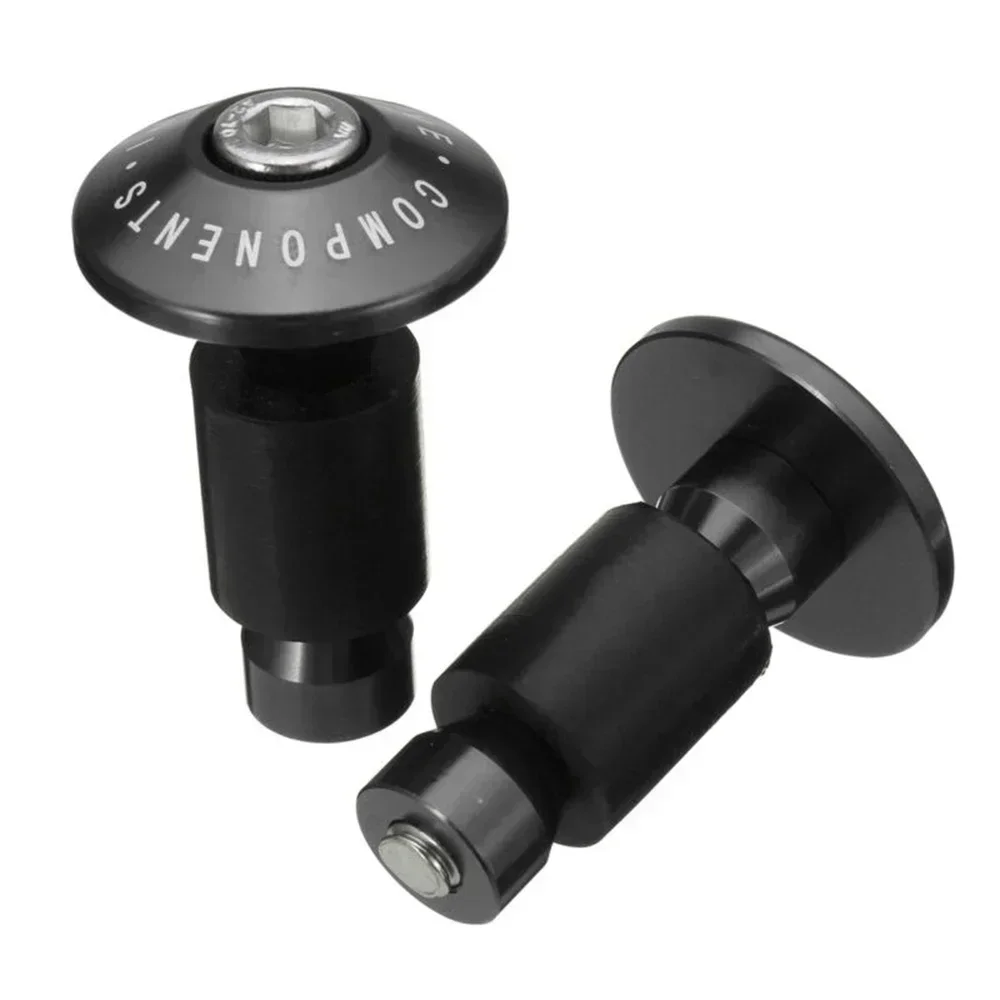 Cycling Handlebar End Plugs Grips Protection 1 Pair Aluminum Alloy Bike Bicycle Accessories bicycle handlebar grips,bicycle accessories,bike handlebar grips,bike handle grips,bicycle handlebar cap,bicycle handlebar end plugs