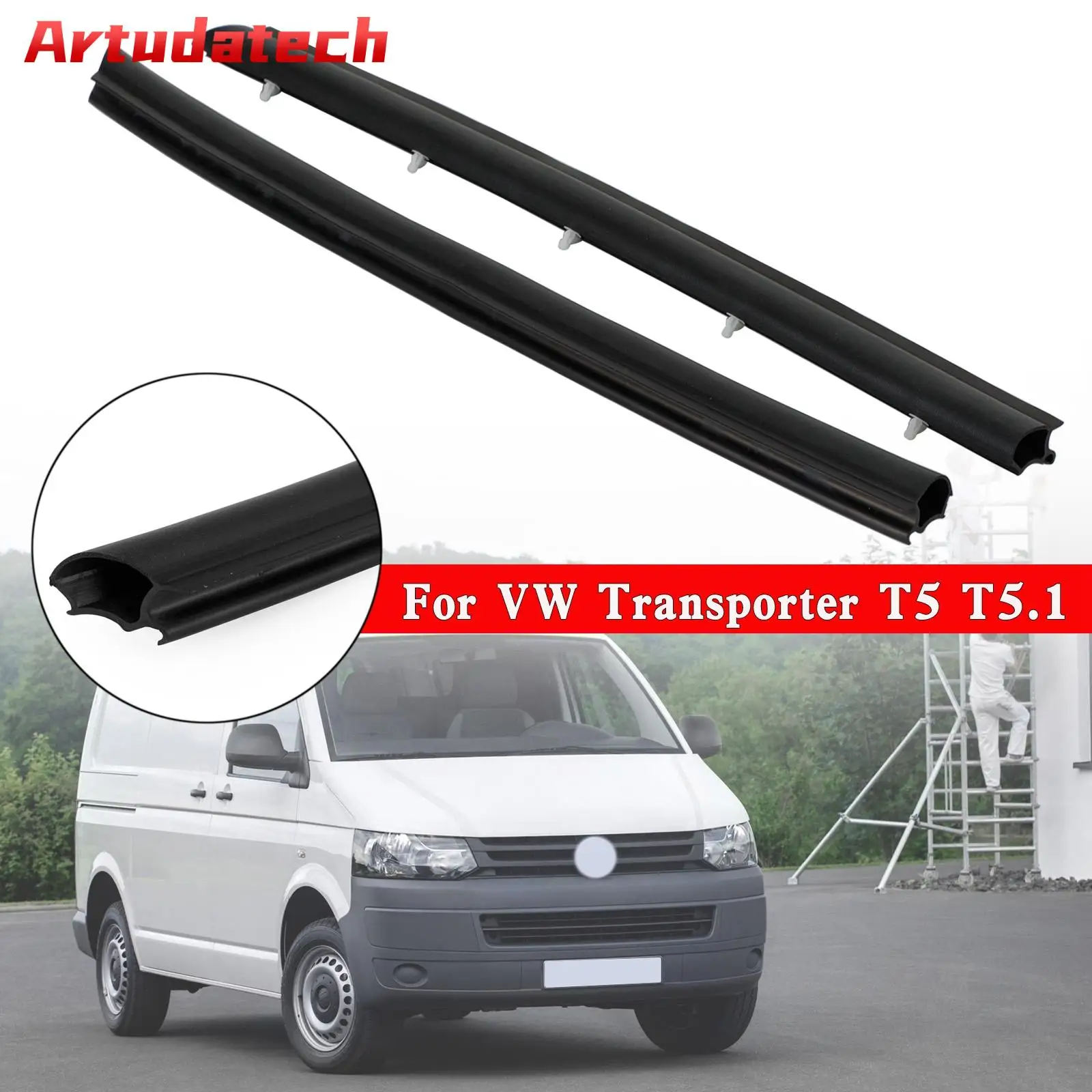 PORTE COULISSANTE POUR VW Transporter T5 T6 Bus Multivan La Profil En Caoutchouc EUR 54,89