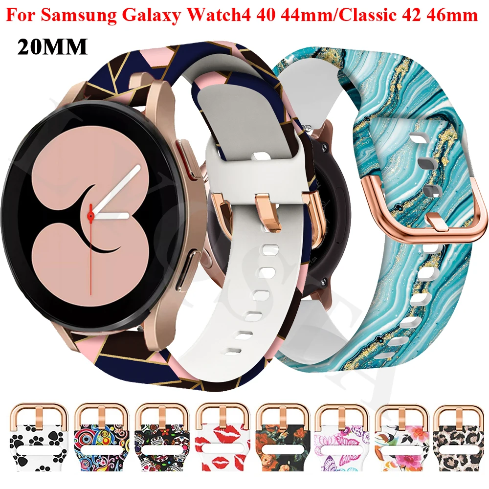 Replacement Smartwatch Wrist Straps For Samsung Galaxy Watch 5 Pro/4 44 40mm Silicone Watchband Watch 4 Classic 46 42mm Bracelet_voghion.com