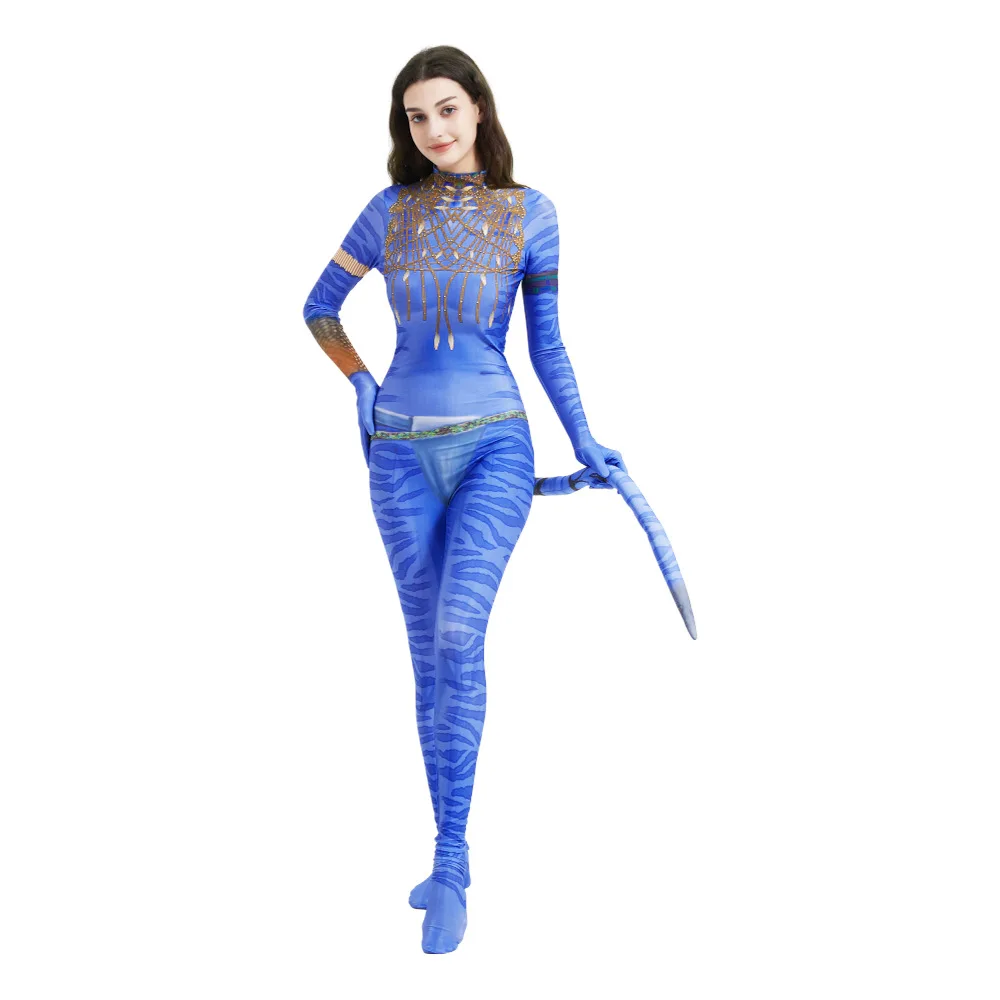 

Cosplay Avatar Costume Women Christmas Jumpsuit for Masquerade Party and Halloween Bobysuit Clothing from Movie the Way of Water