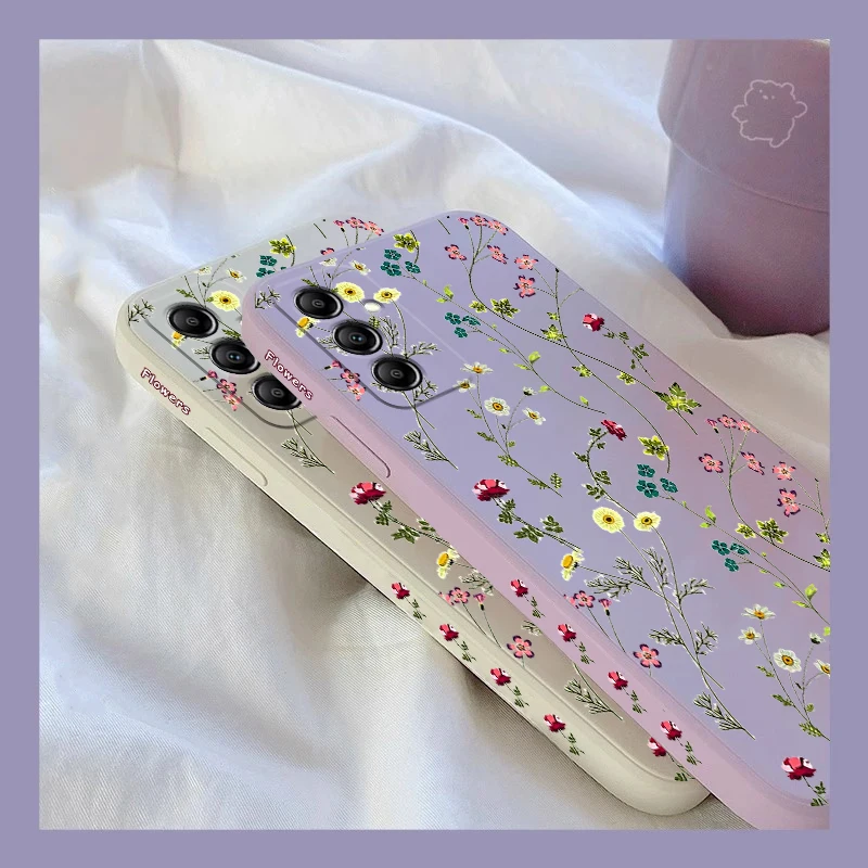 Vibrant Yellow Sunflower Silicone Phone Case Cover